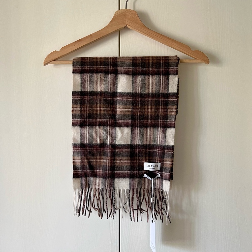 SOLD Kiltane of Scotland Plaid Cashmere Scarf
